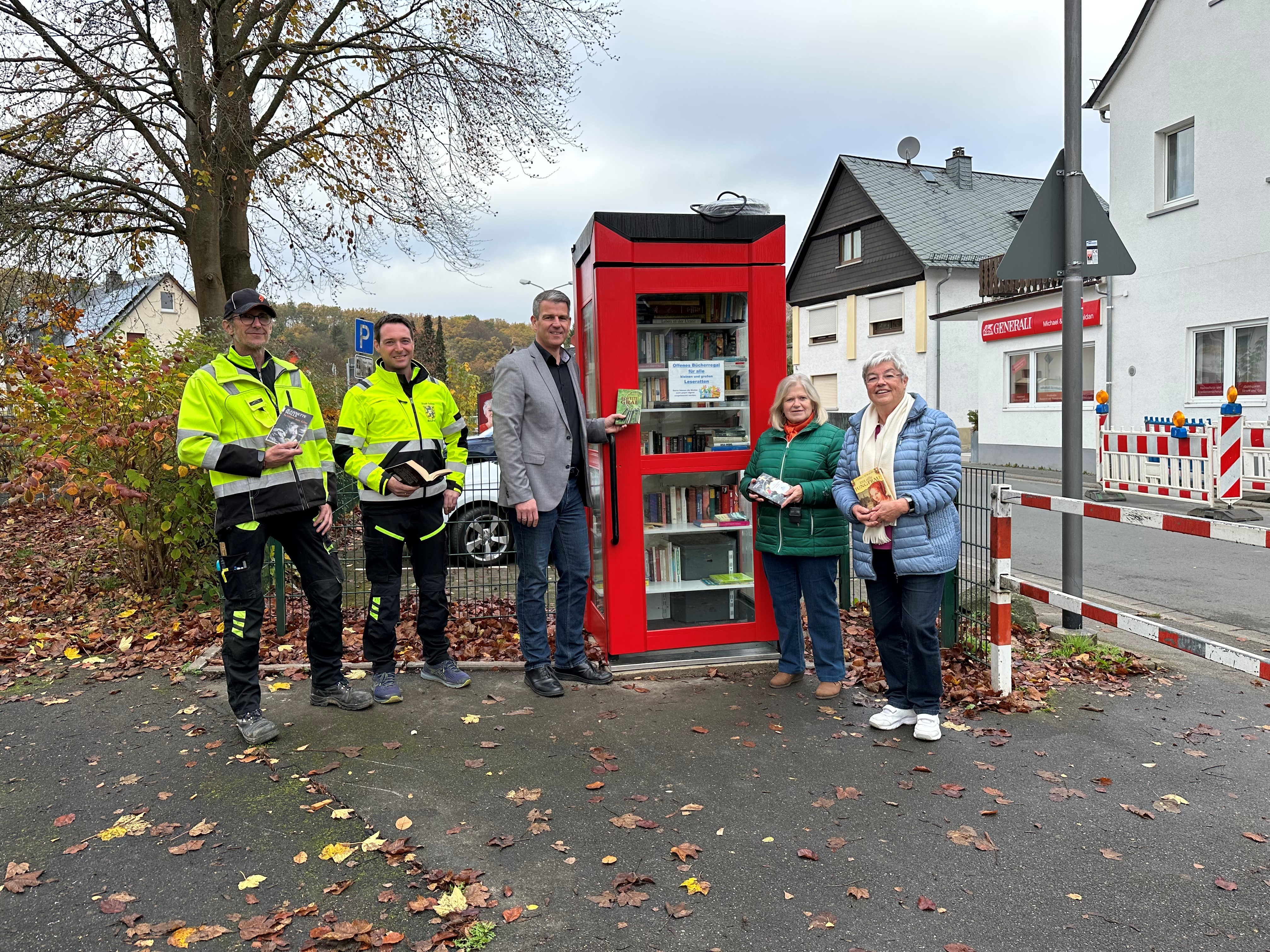 Bild einer Büchertelefonzelle