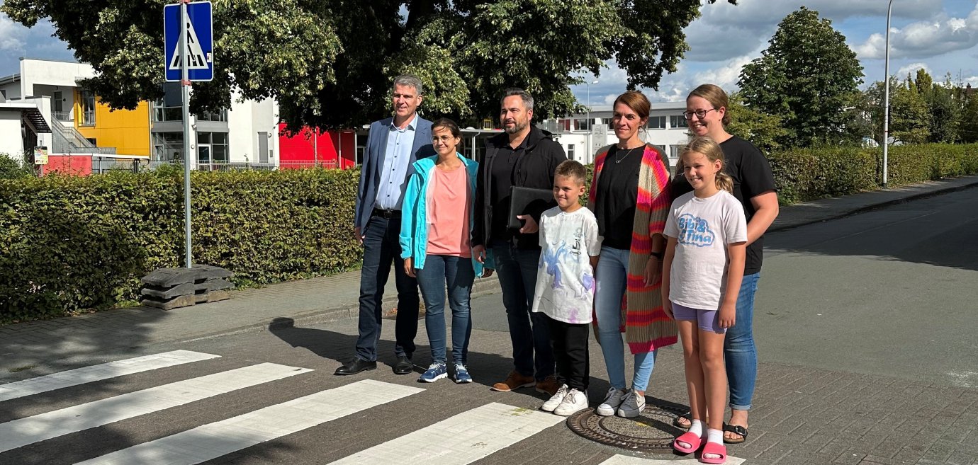 Mehr Sicherheit für Burgsolmser Schüler zum Schulstart Stadt Solms