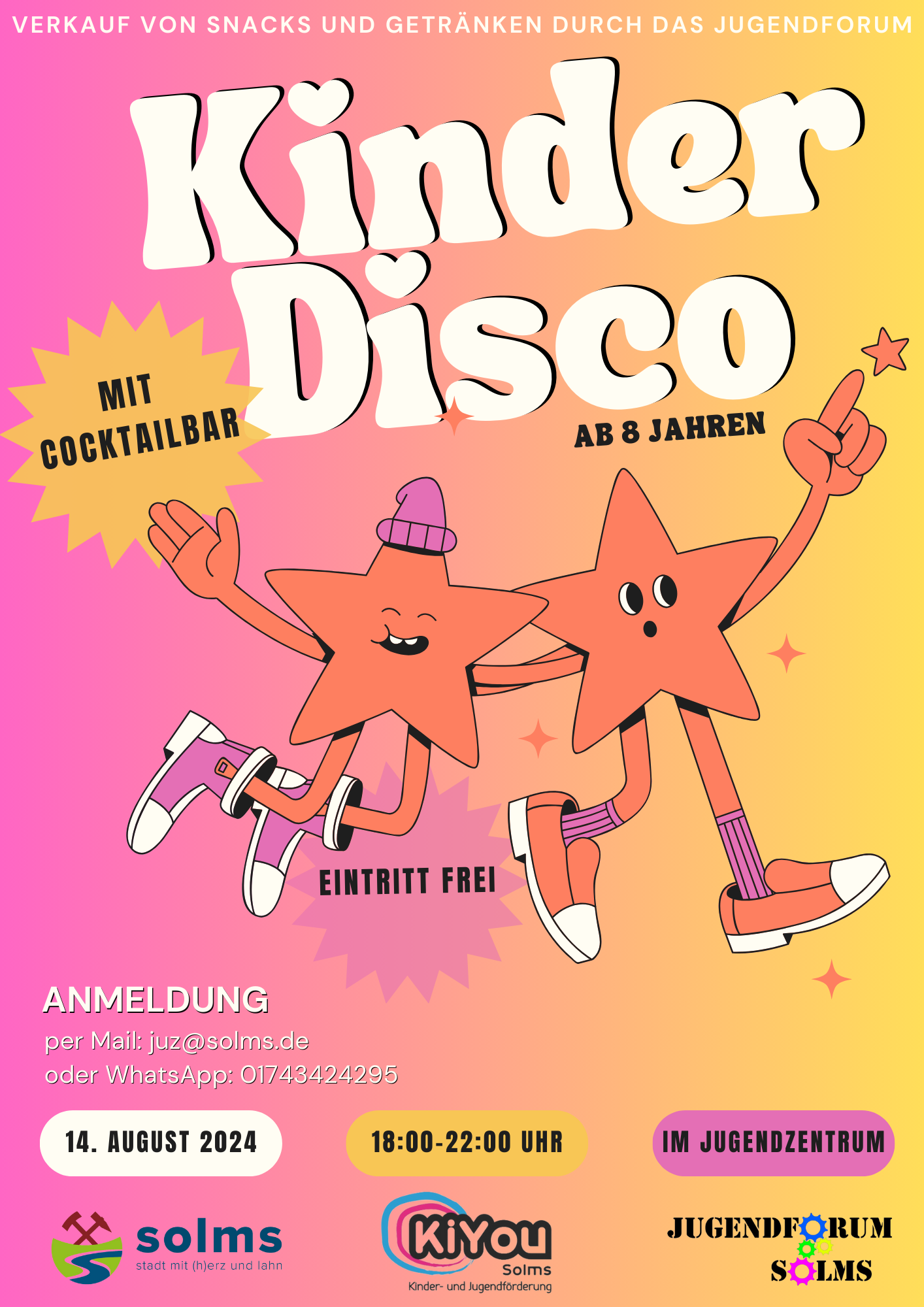 Kinderdisco Flyer - 3 Kinderdisco Flyer - 3