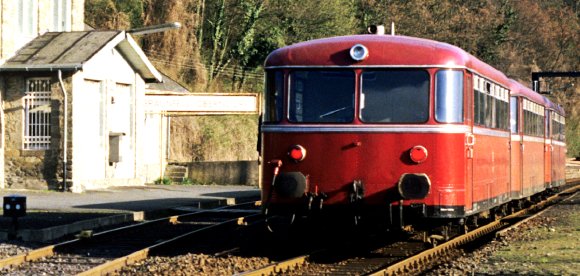 Historisches Foto der Solmsbachtalbahn