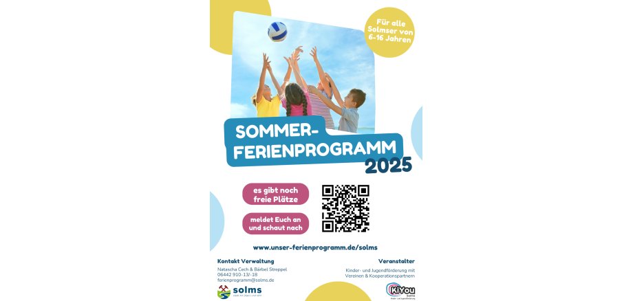Flyer Ferienprogramm - 3 Flyer Ferienprogramm - 3