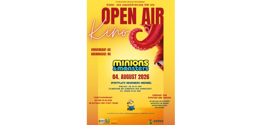 Flyer Open Air Kino - 7 Flyer Open Air Kino - 7