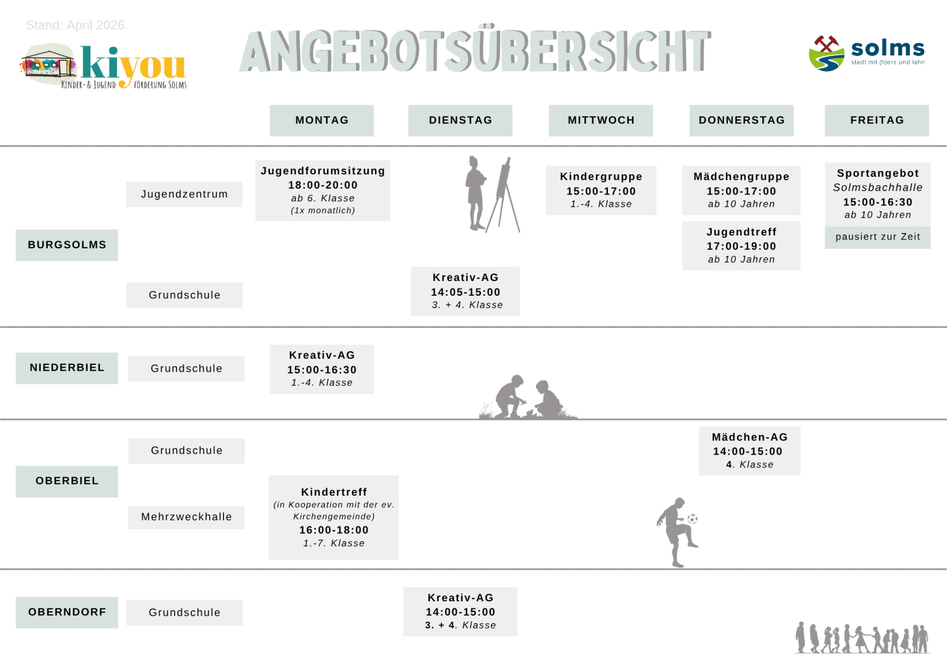 Weiß Beige Minimalistisch Simpel Familie Wochenplan Wochenübersicht Dokument DIN A4 - 1
