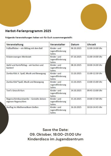 Flyer Ferienprogramm - 3