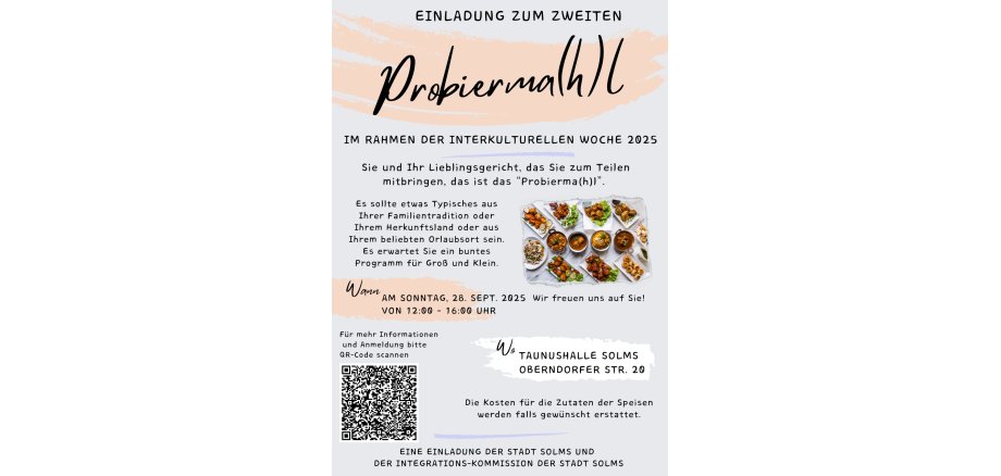 Einladung Probierma(h)l - 1 Einladung Probierma(h)l - 1