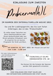 Einladung Probierma(h)l - 1