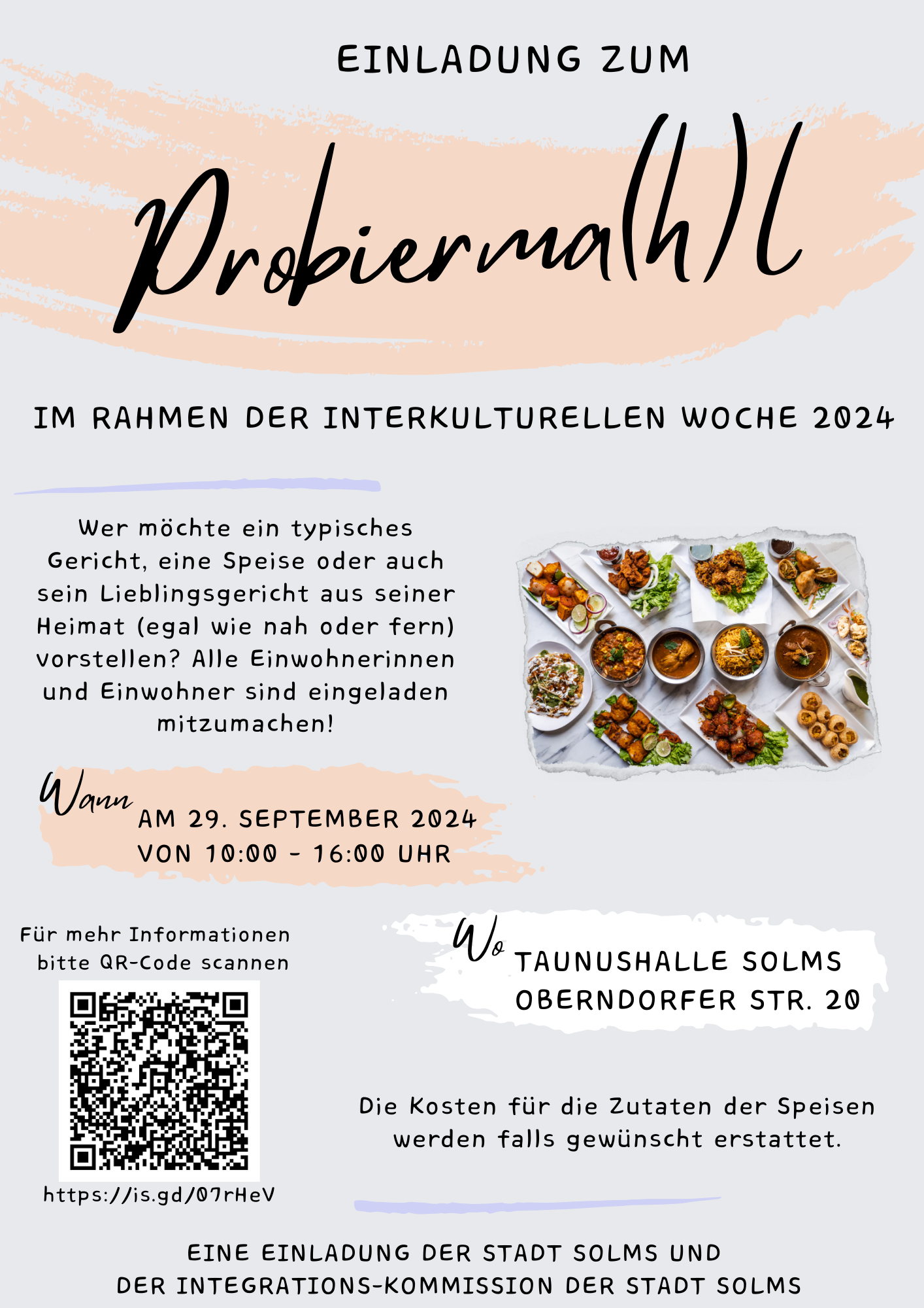 Einladung Probierma(h)l - 1 Einladung Probierma(h)l - 1